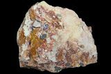 Large, Azurite Crystal on Druzy Quartz - Morocco #74686-3